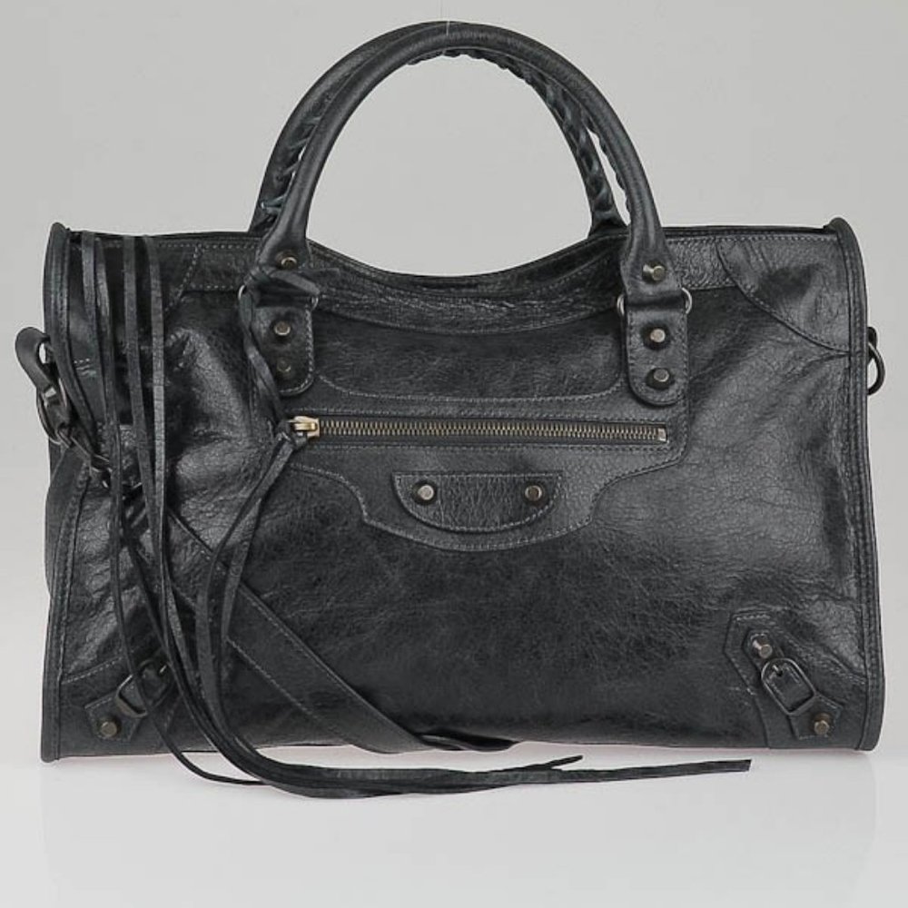Authentic Balenciaga Classic City Motorcycle bag